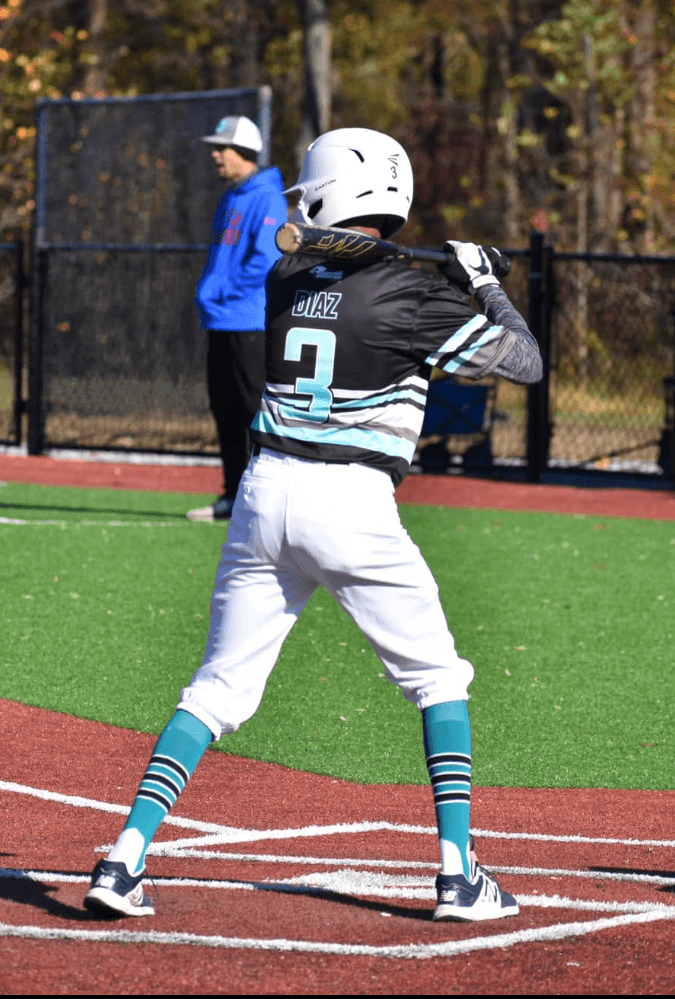 Player batting, youth